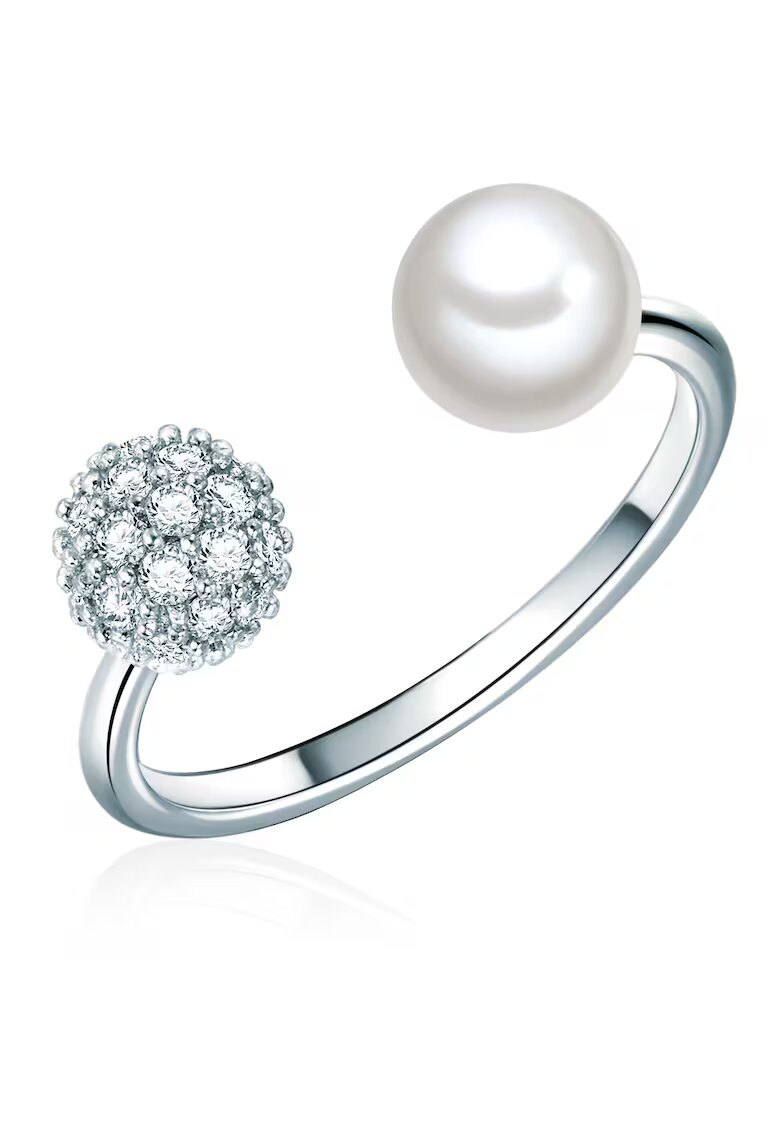 Lulu  Jane Inel cu zirconia si perla