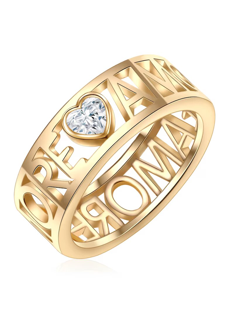 Lulu  Jane Inel placat cu aur de 14K