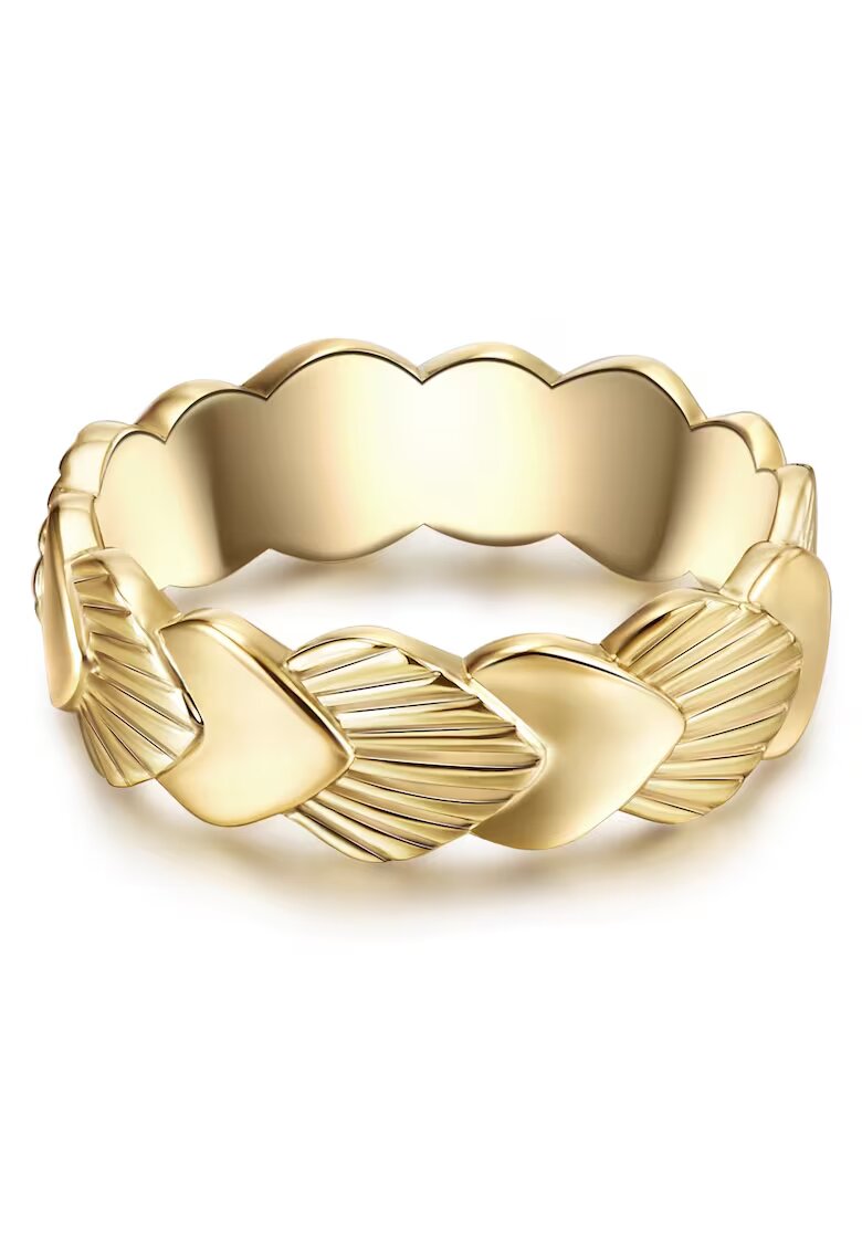 Lulu  Jane Inel placat cu aur de 14K