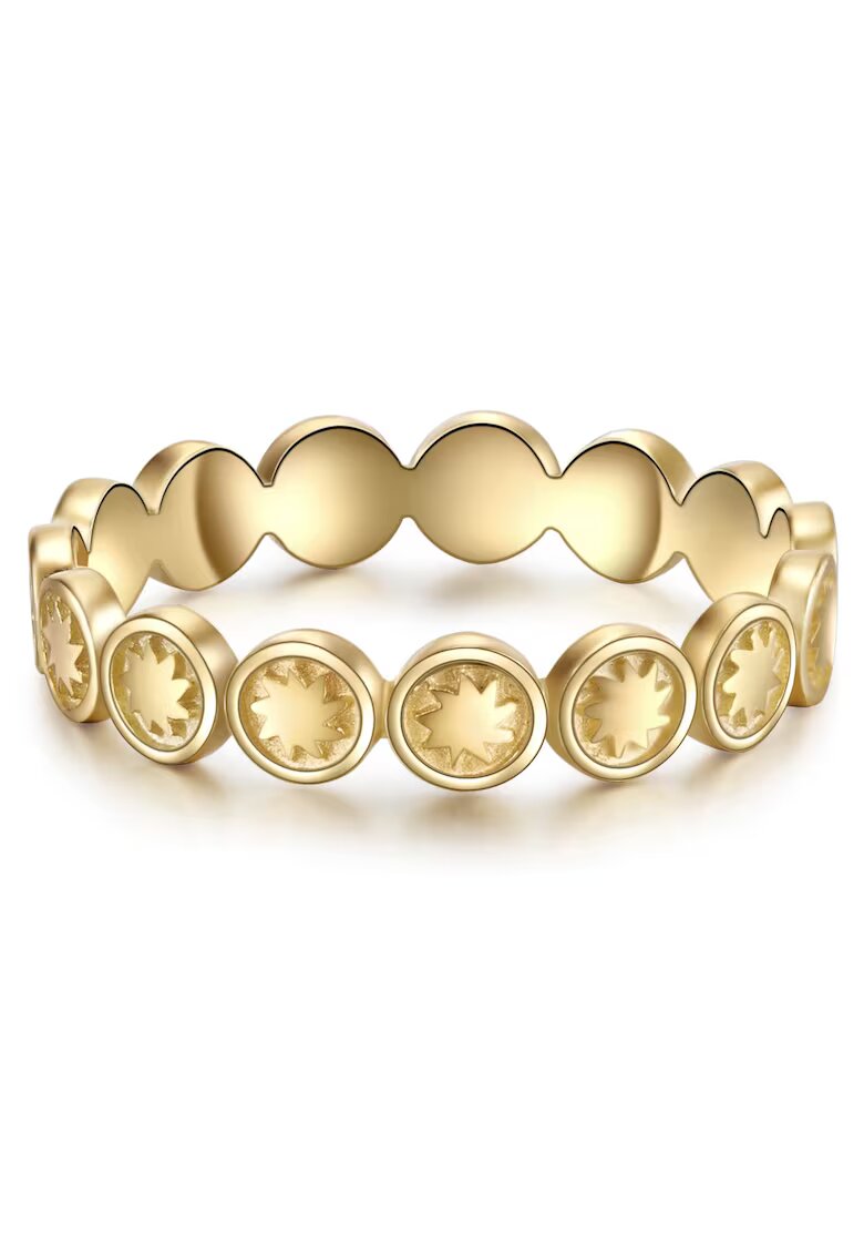 Lulu  Jane Inel placat cu aur de 14K 32009