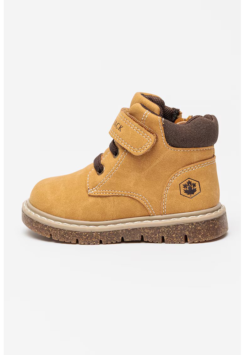 Lumberjack Bocanci de piele intoarsa ecologica - Maro camel