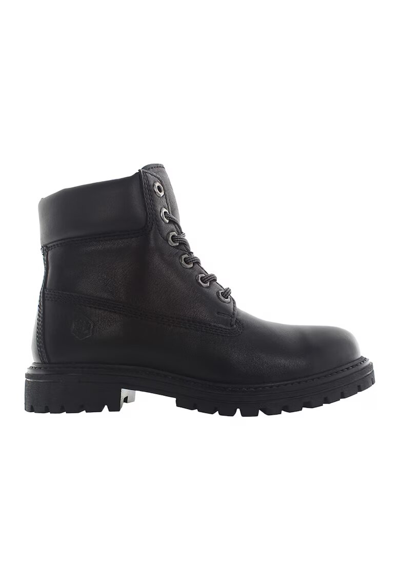 Lumberjack Bocanci de piele si piele ecologica - Negru