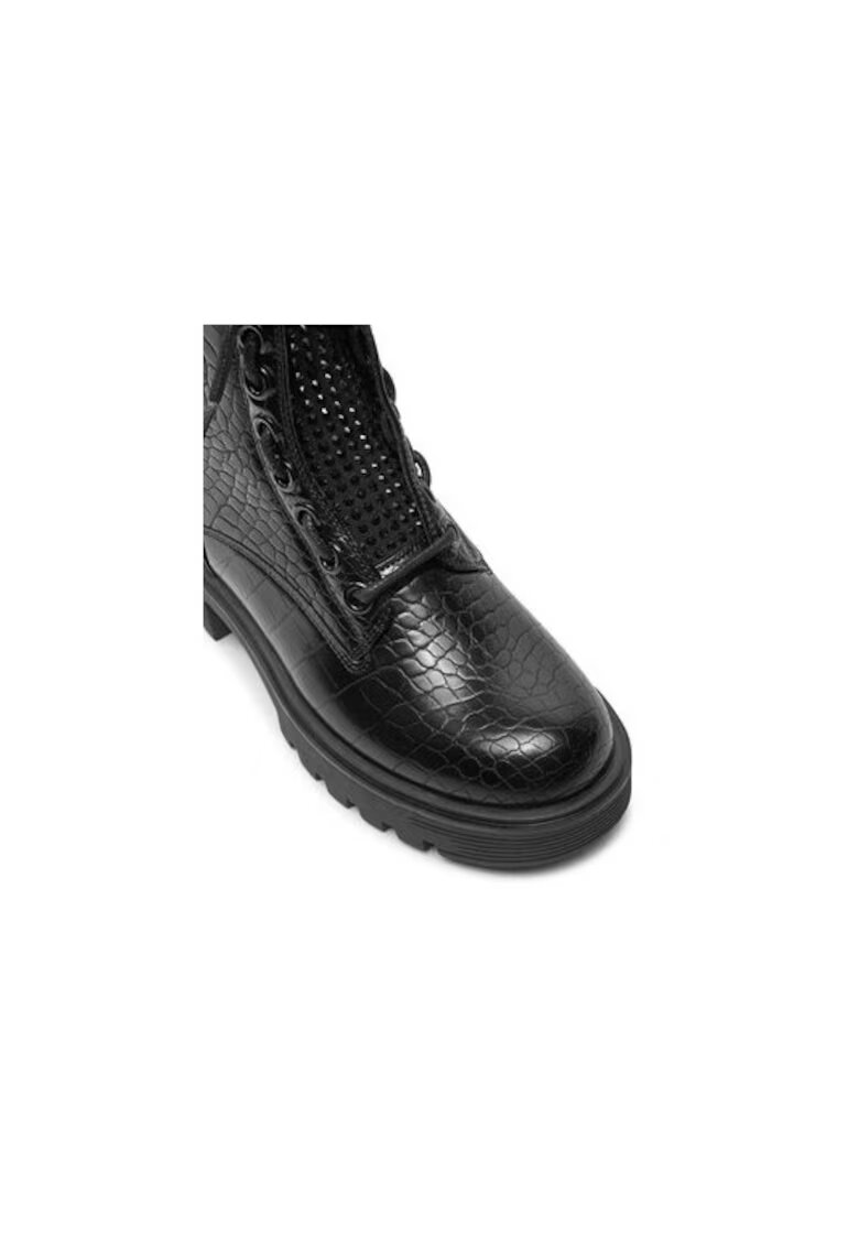 Lumberjack Ghete dama 304261466 - Piele naturala - Negru - Negru