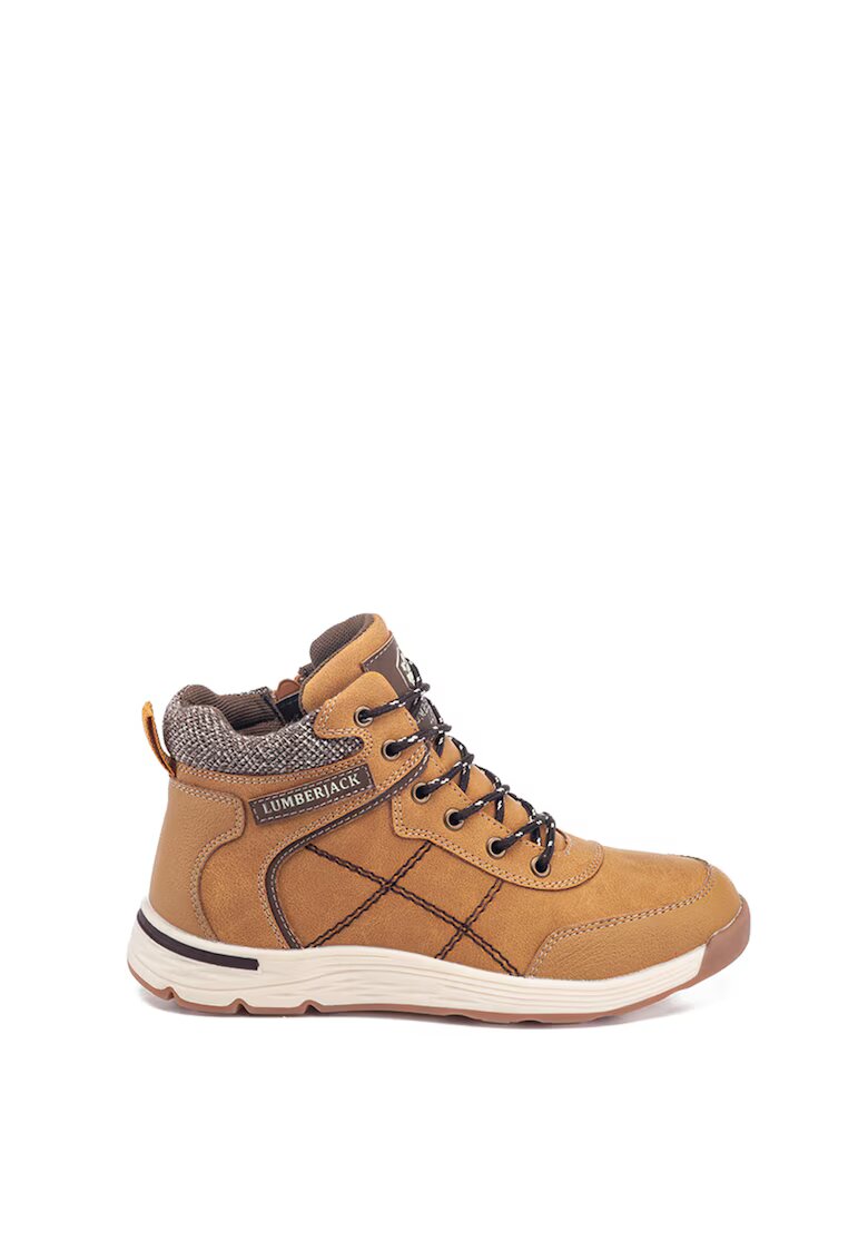 Lumberjack Ghete de piele ecologica cu detalii logo