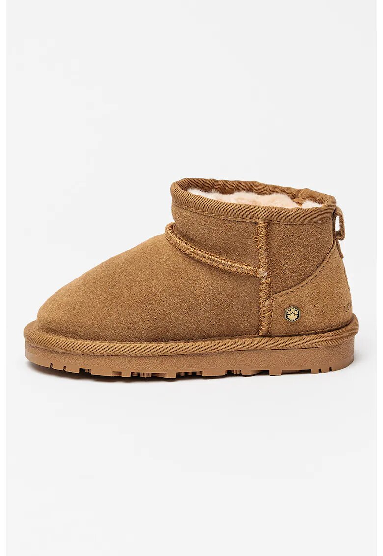 Lumberjack Ghete de piele intoarsa - fara inchidere - Maro inchis