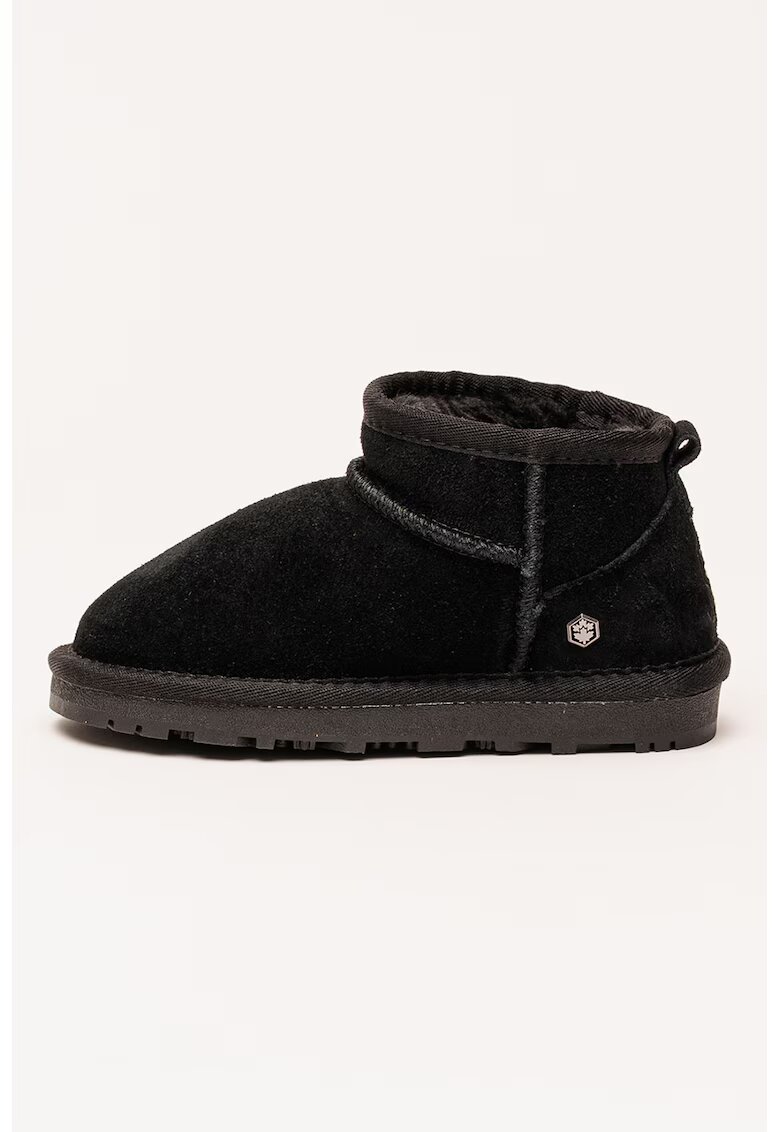 Lumberjack Ghete de piele intoarsa - fara inchidere - Negru stins