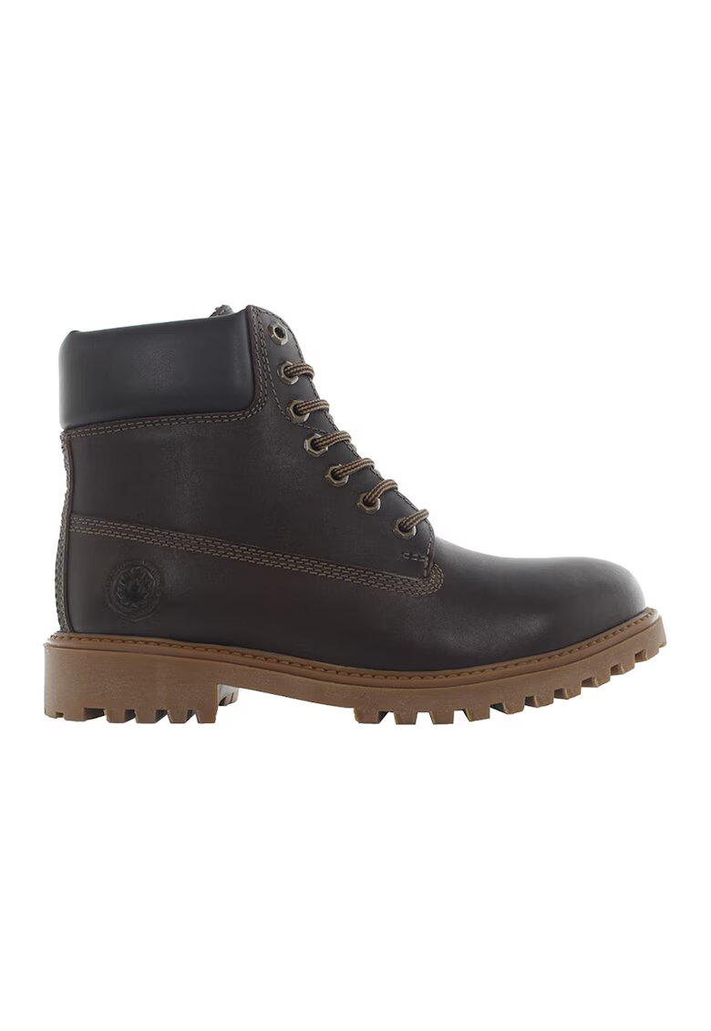 Lumberjack Ghete de piele si piele ecologica - Negru/Maro