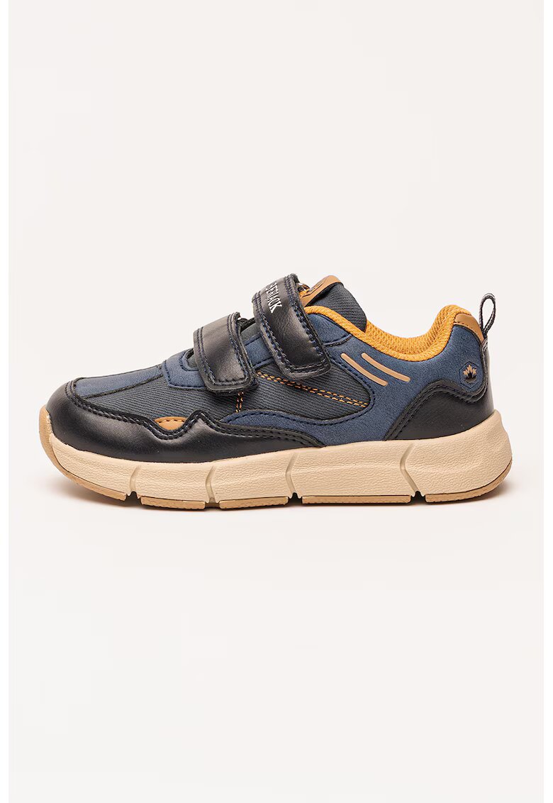 Lumberjack Pantofi sport low-cut cu velcro - Albastru inchis/Albastru prafuit/Bleumarin