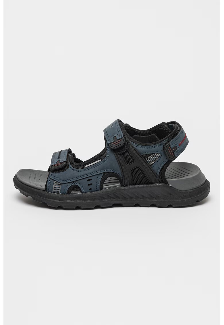 Lumberjack Sandale cu talpa plata si velcro - Bleumarin