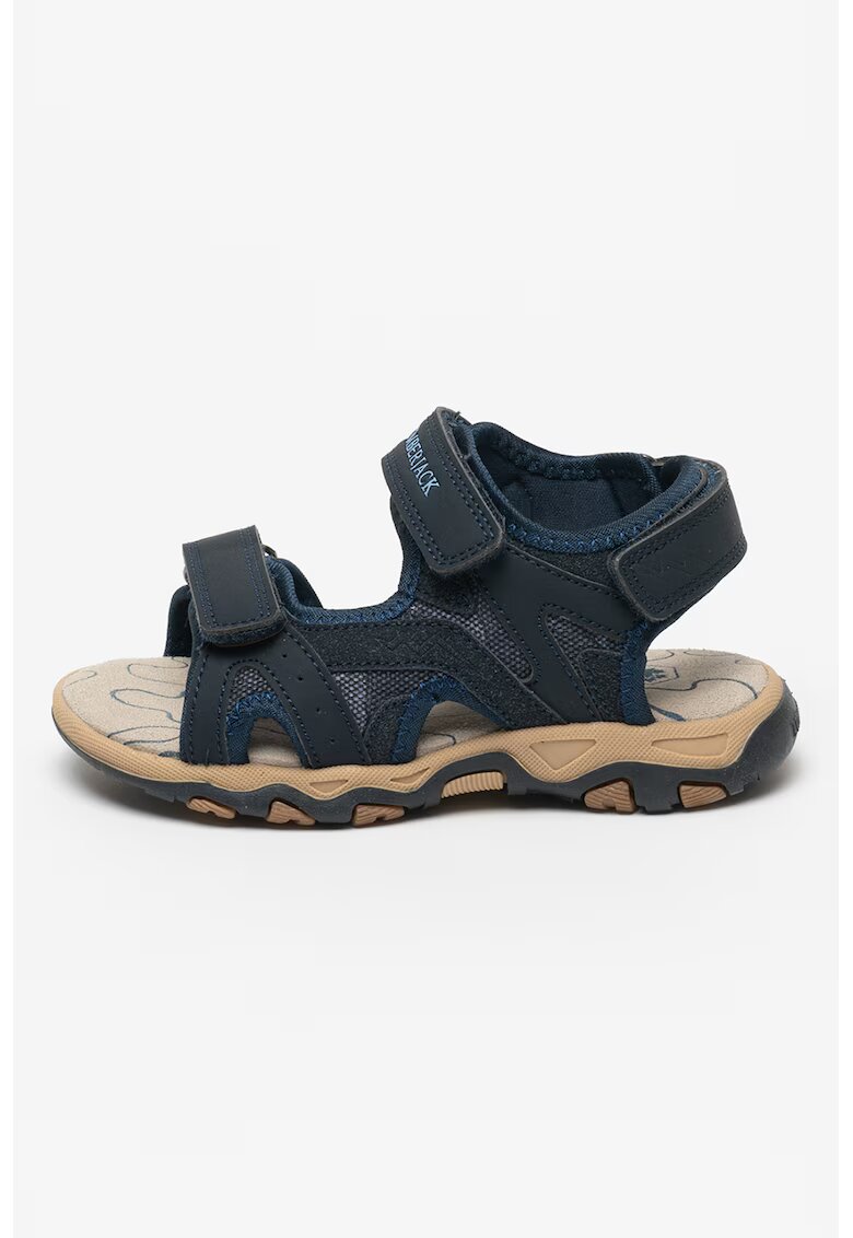 Lumberjack Sandale cu velcro si insertii de plasa - Albastru ultramarin/Albastru azur