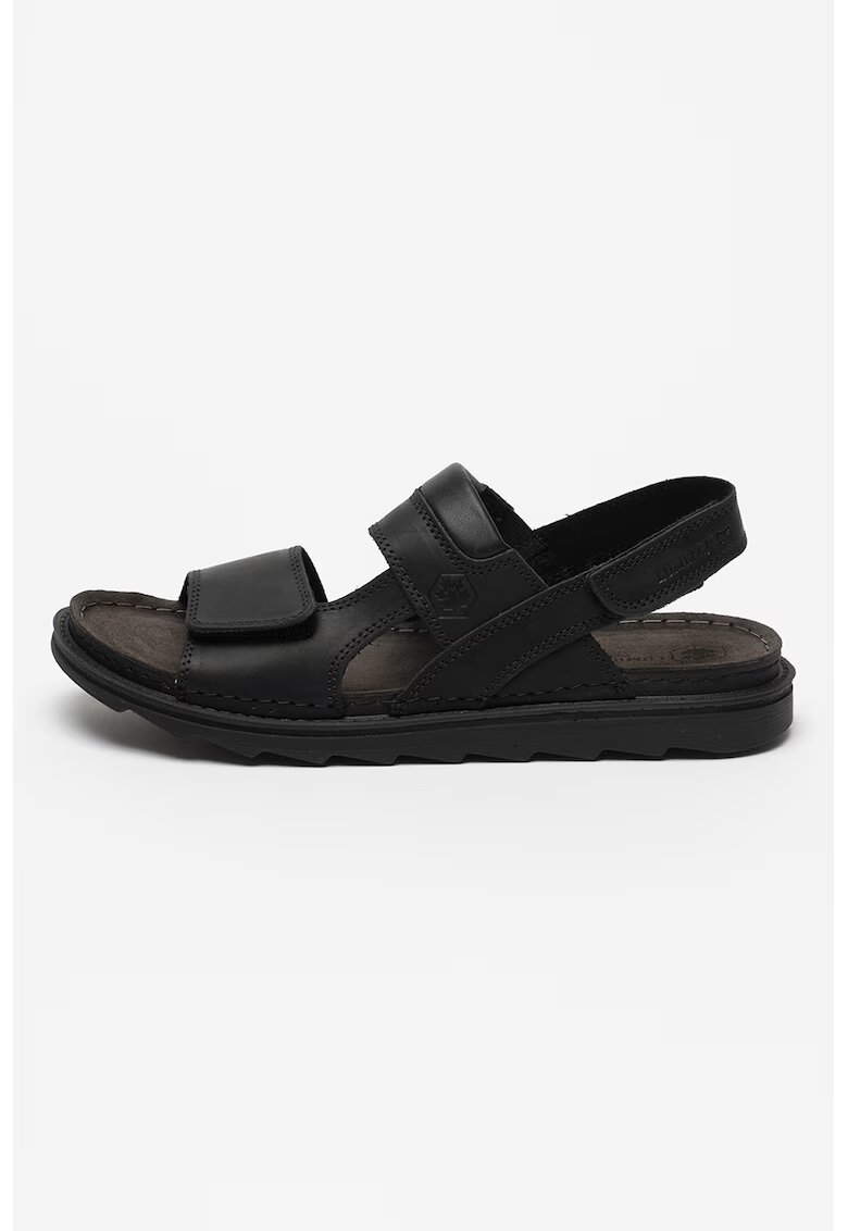 Lumberjack Sandale de piele Asher - Negru stins
