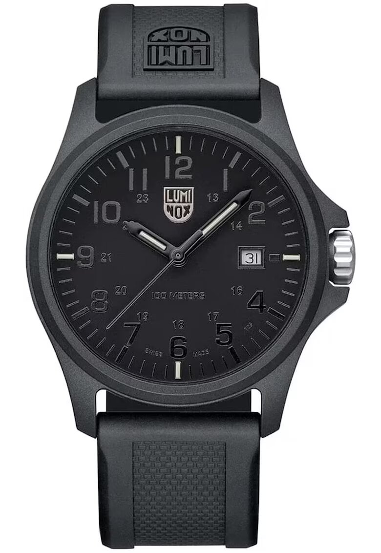 Luminox Ceas barbatesc G-Patagonia Carbonox 2400 - quartz - data - luminescenta - negru - rezistent la apa 100m