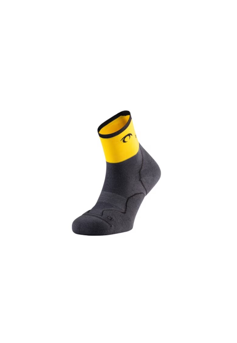 Lurbel Ciorapi Trail Running - Desafio Four - gri inchis-galben