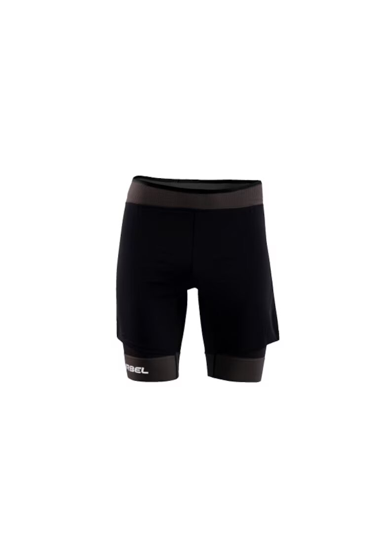 Lurbel Pantaloni scurti barbati 2 in 1 - Samba - negru-gri inchis