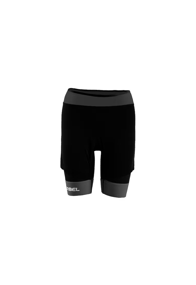 Lurbel Pantaloni scurti femei 2 in 1 - Samba - negru-gri inchis