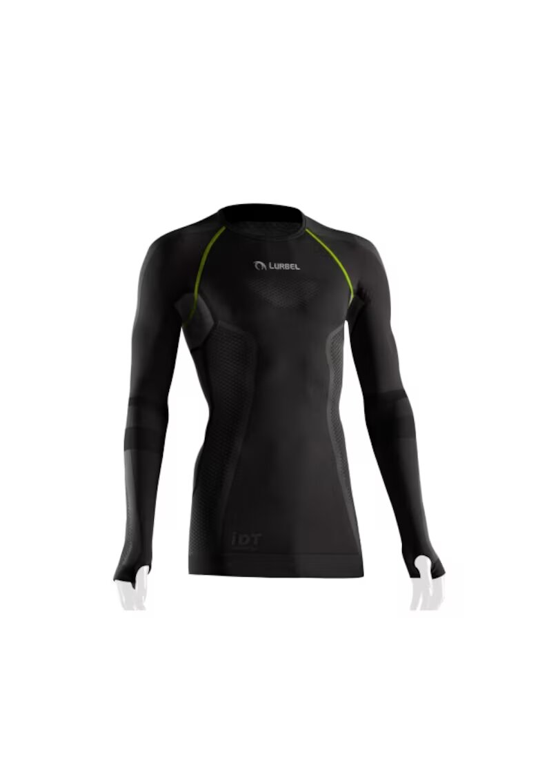 Lurbel Tricou termic cu maneca lunga barbati - Cristallo - gri inchis-verde