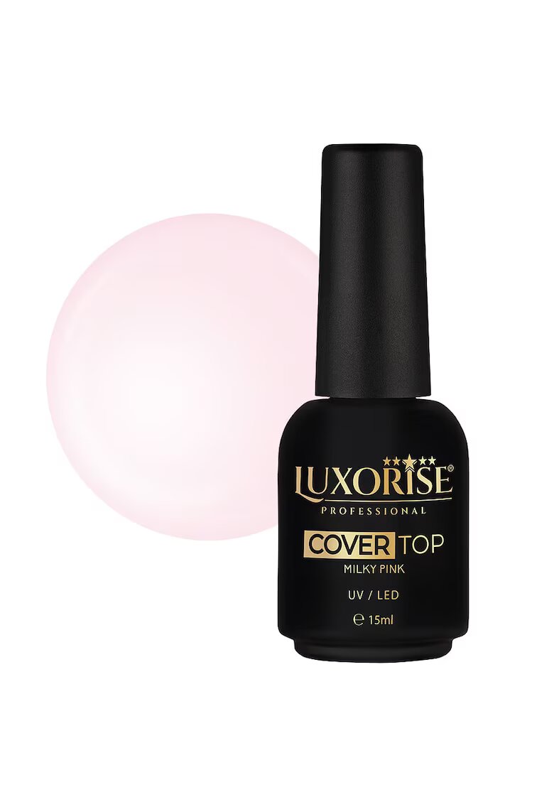 Luxorise Cover Top Coat Milky Pink 15ml