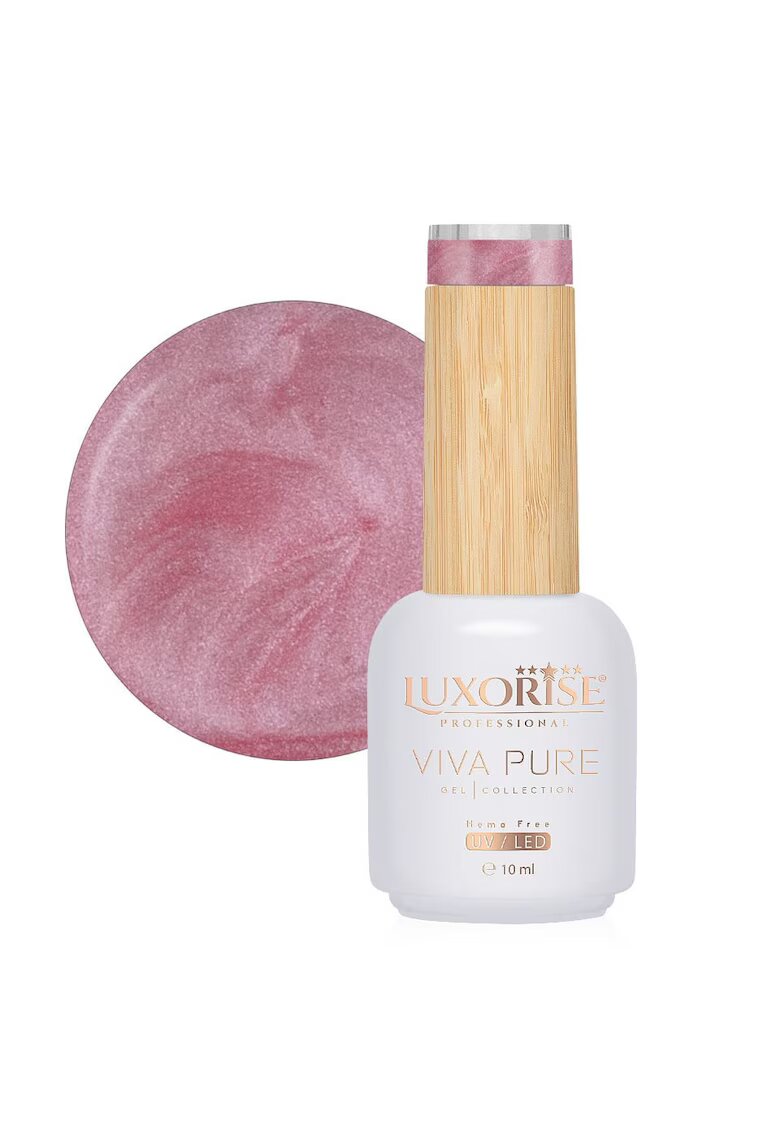 Luxorise Oja Semipermanenta Hema Free Viva Pure - Metallic Rose 10ml
