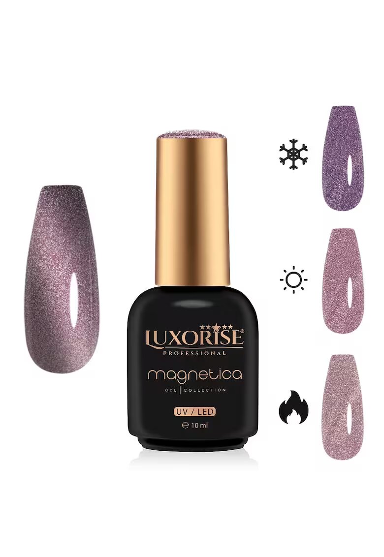 Luxorise Oja Semipermanenta MAGNETICA - ThermoCharm - Mystic Mauve 10ml