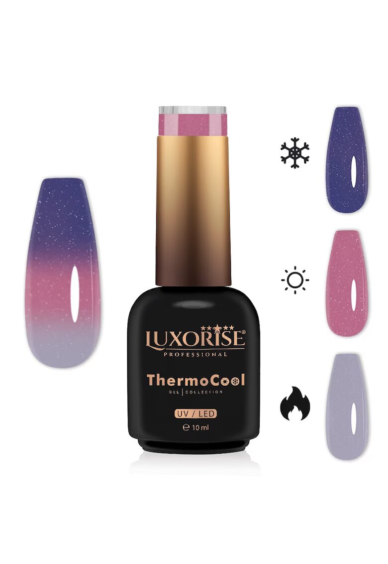 Luxorise Oja Semipermanenta Termica 3 Culori ThermoCool - Charming Glow 10ml