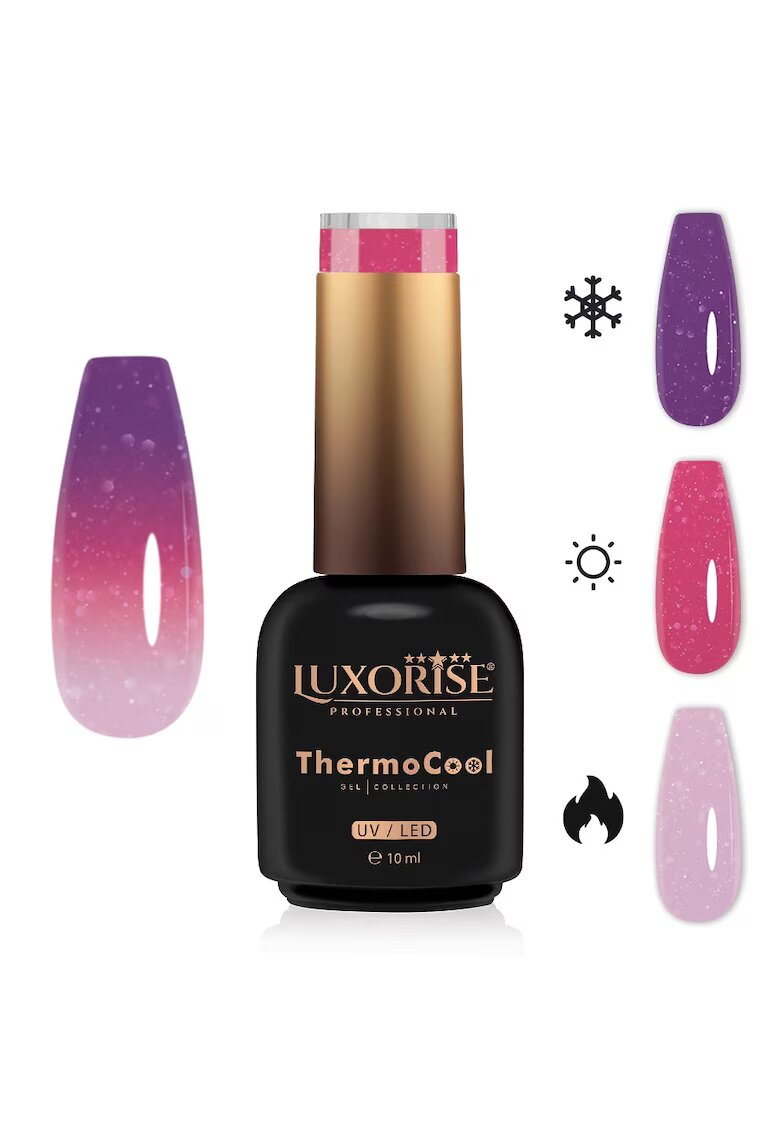 Luxorise Oja Semipermanenta Termica 3 Culori ThermoCool - Dazzling Glimmer 10ml