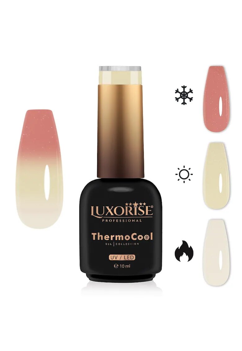 Luxorise Oja Semipermanenta Termica 3 Culori ThermoCool - Fairy Grace 10ml