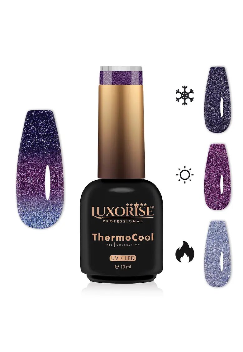 Luxorise Oja Semipermanenta Termica 3 Culori ThermoCool - Frozen Grape 10ml
