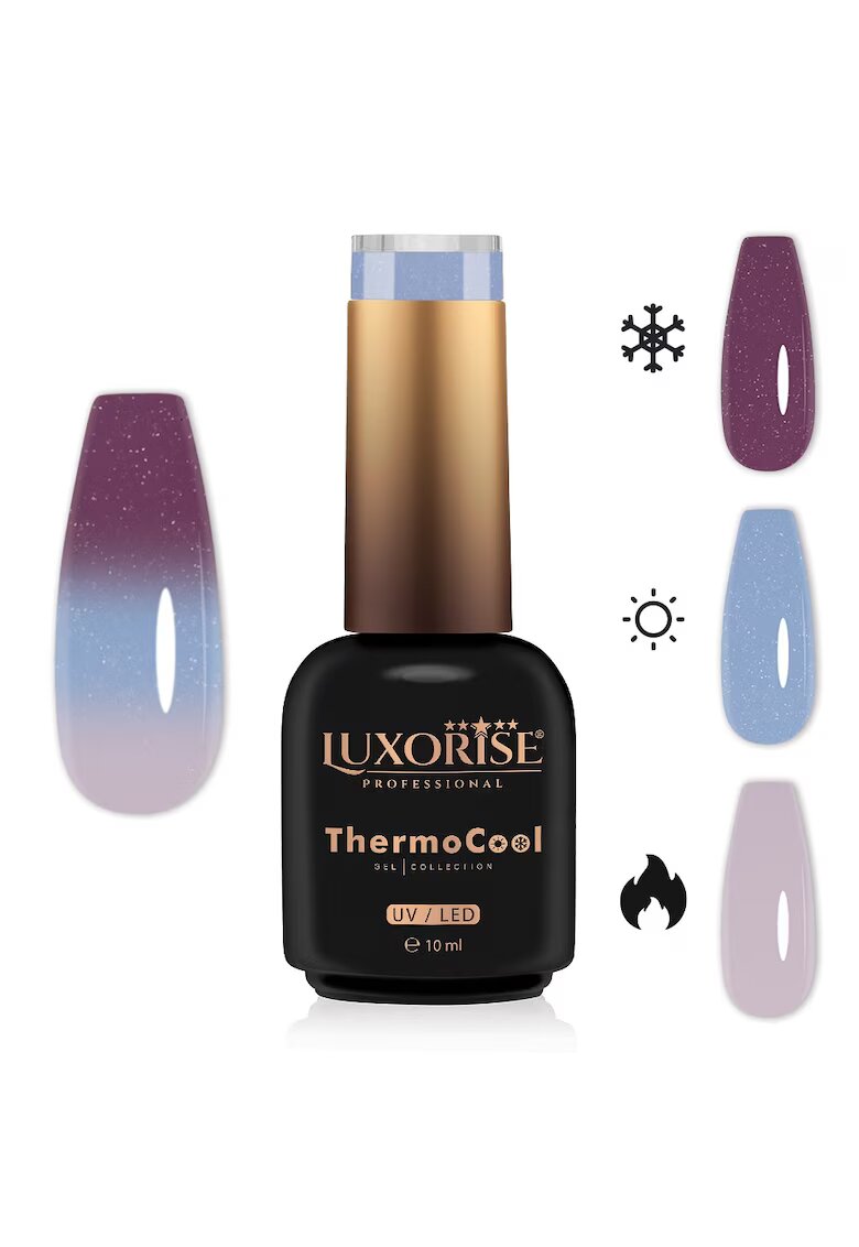 Luxorise Oja Semipermanenta Termica 3 Culori ThermoCool - Heaven Bliss 10ml