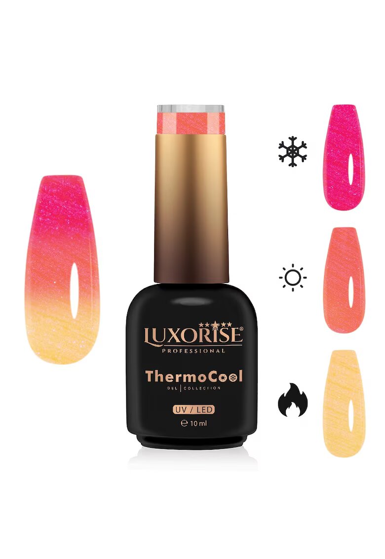 Luxorise Oja Semipermanenta Termica 3 Culori ThermoCool - Innocent Orange 10ml