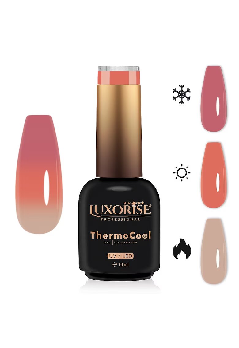 Luxorise Oja Semipermanenta Termica 3 Culori ThermoCool - Peach Daze 10ml