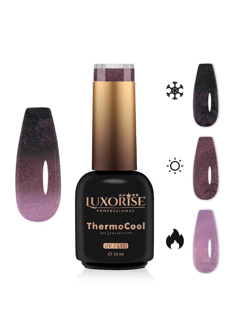 Luxorise Oja Semipermanenta Termica 3 Culori ThermoCool - Purple Symphony 10ml