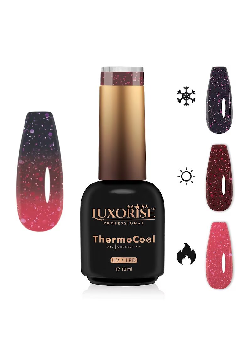 Luxorise Oja Semipermanenta Termica 3 Culori ThermoCool - Shine Bright 10ml