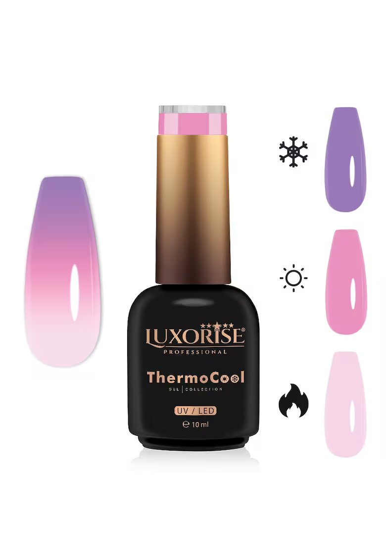 Luxorise Oja Semipermanenta Termica 3 Culori ThermoCool - Silent Lilac 10ml