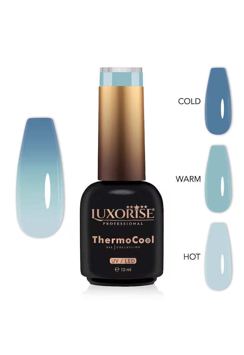 Luxorise Oja Semipermanenta Termica 3 Culori ThermoCool - Silky Sky 10ml