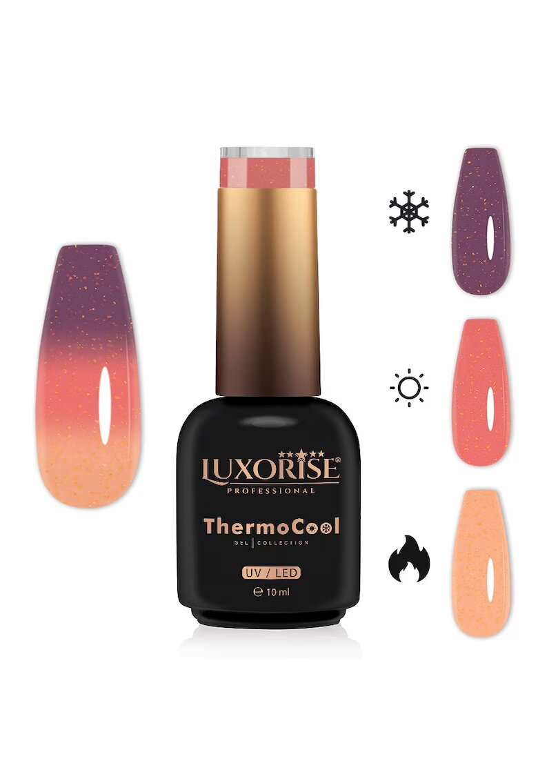 Luxorise Oja Semipermanenta Termica 3 Culori ThermoCool - Sunset Enigma 10ml