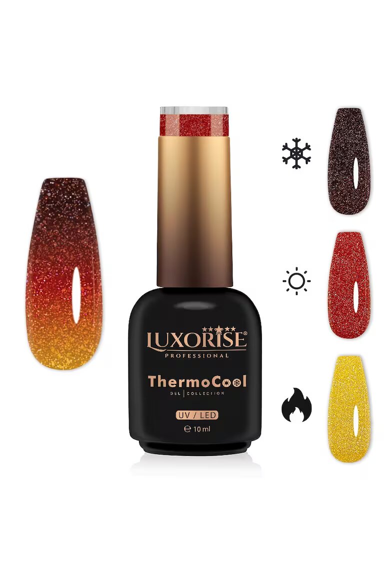 Luxorise Oja Semipermanenta Termica 3 Culori ThermoCool - Sunset Sage 10ml