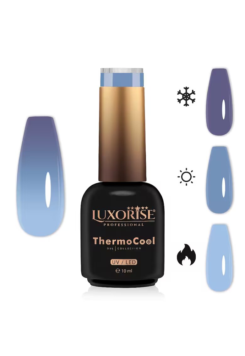 Luxorise Oja Semipermanenta Termica 3 Culori ThermoCool - Wave Splash 10ml