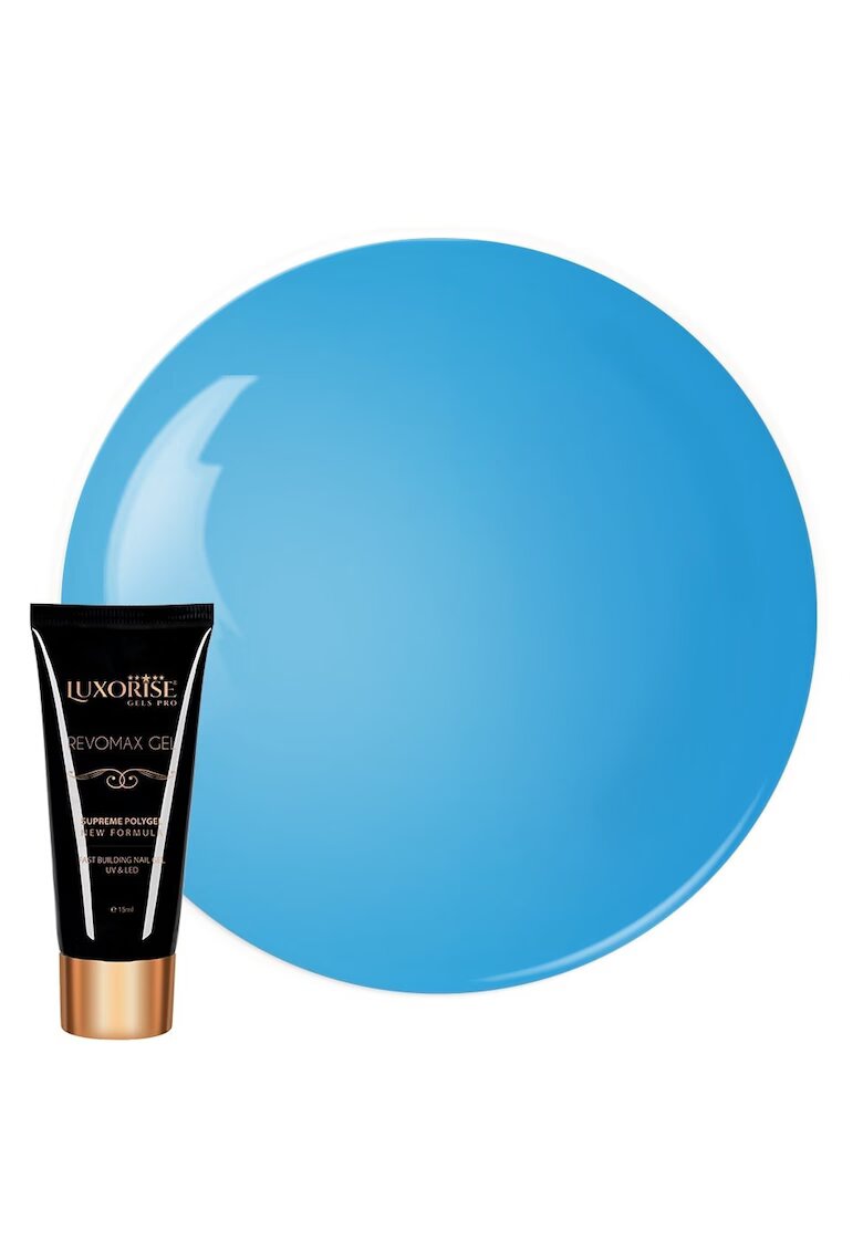Luxorise Polygel REVOMAX GEL Neon Light Blue - 15ml