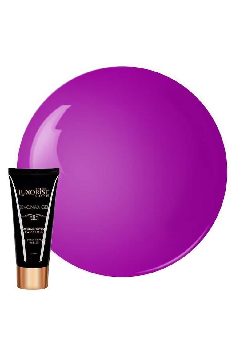 Luxorise Polygel REVOMAX GEL Neon Purple - 15ml