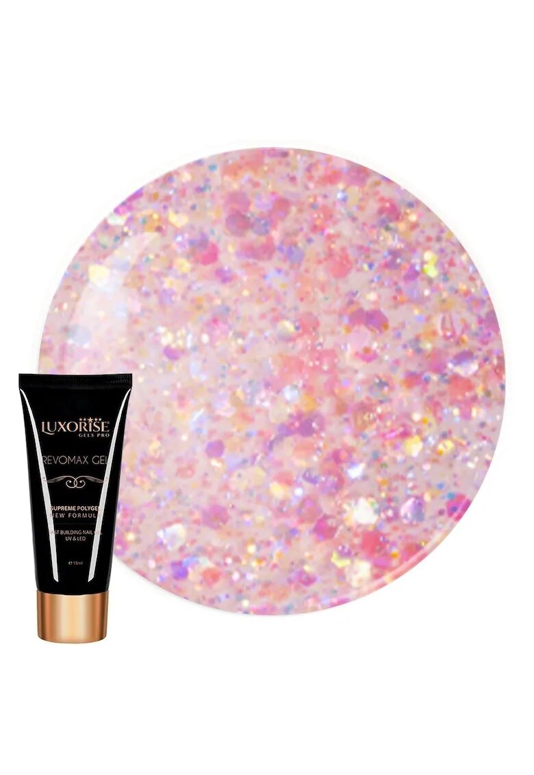 Luxorise Polygel REVOMAX GEL Rose Diamond - 15ml