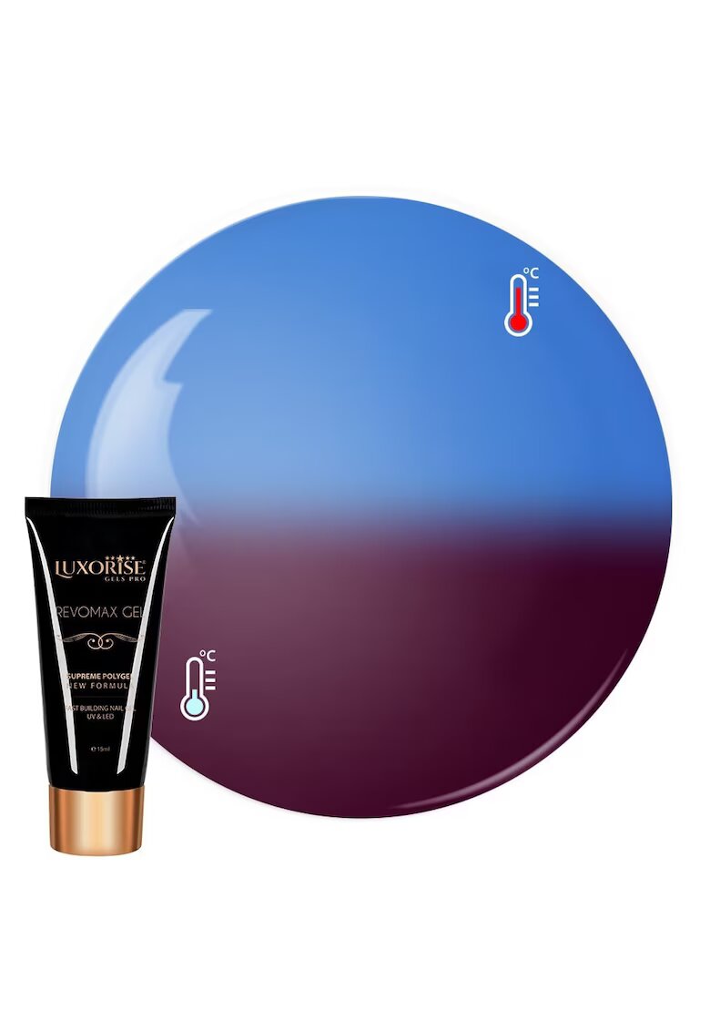 Luxorise Polygel Thermo REVOMAX GEL Purple Enigma - 15ml