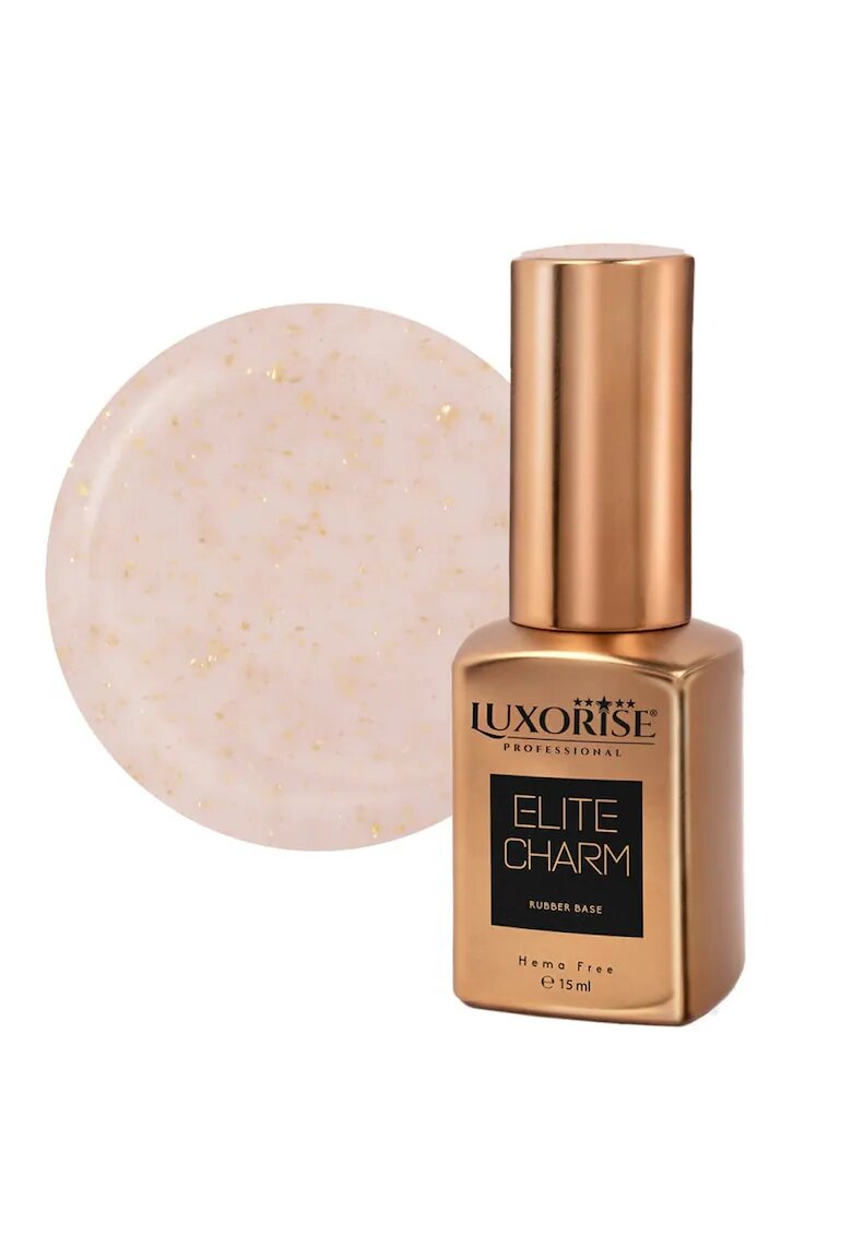 Luxorise Rubber Base Elite Charm - Almond Mist 15ml