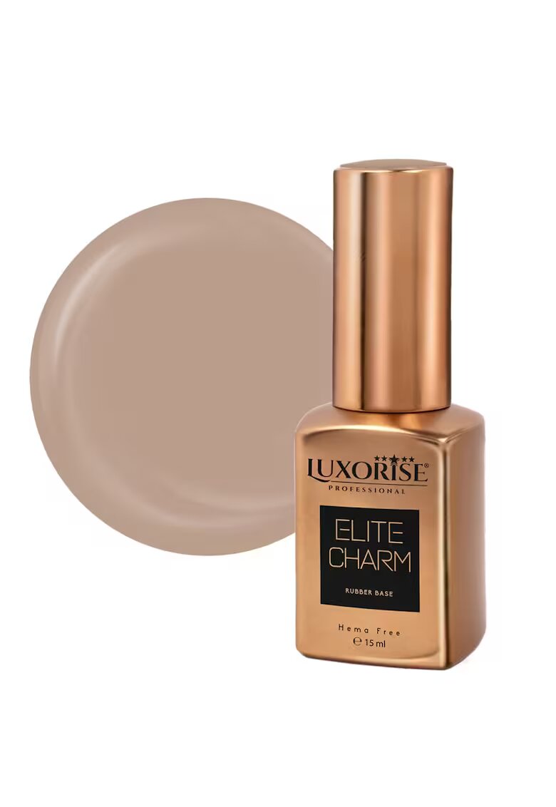 Luxorise Rubber Base Elite Charm - Creamy Choco 15ml