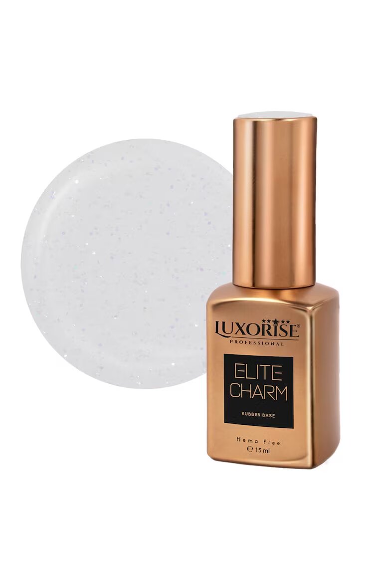 Luxorise Rubber Base Elite Charm - Frost Glow 15ml