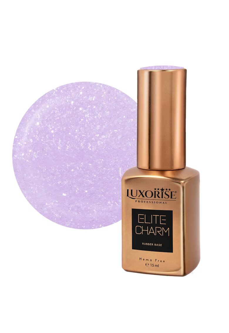 Luxorise Rubber Base Elite Charm - Mauve Dream 15ml