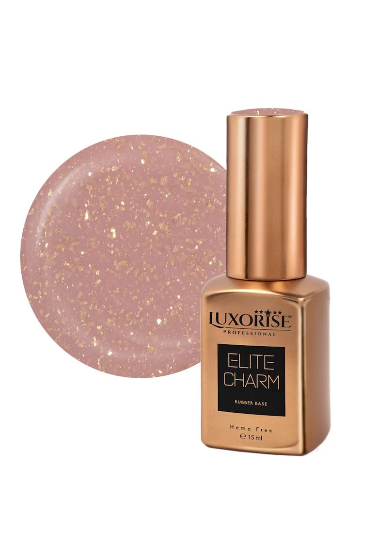 Luxorise Rubber Base Elite Charm - Nude Shot 15ml