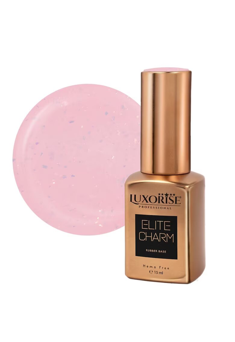 Luxorise Rubber Base Elite Charm - Peach Fantasy 15ml