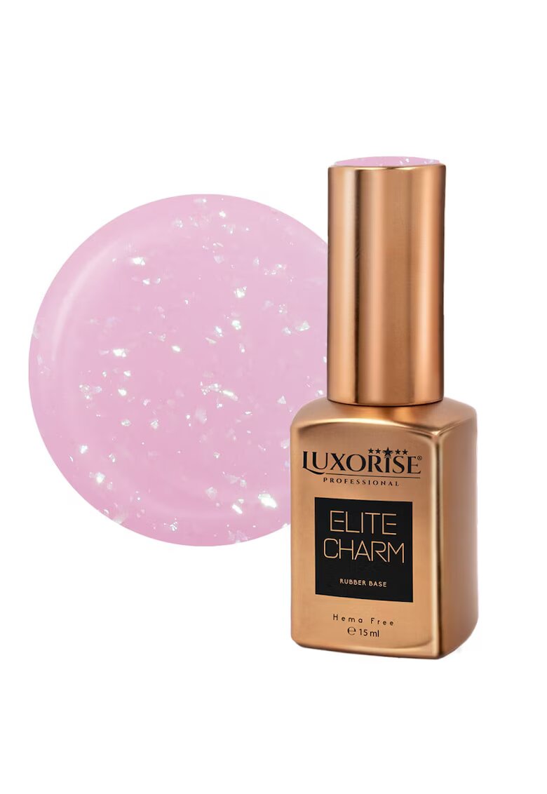 Luxorise Rubber Base Hema Free ELITE CHARM - Ballet Pink 15ml