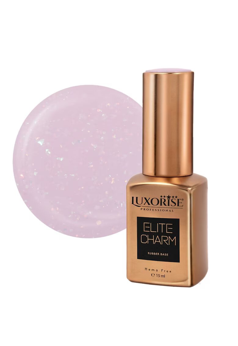 Luxorise Rubber Base Hema Free ELITE CHARM - Blush Shine 15ml