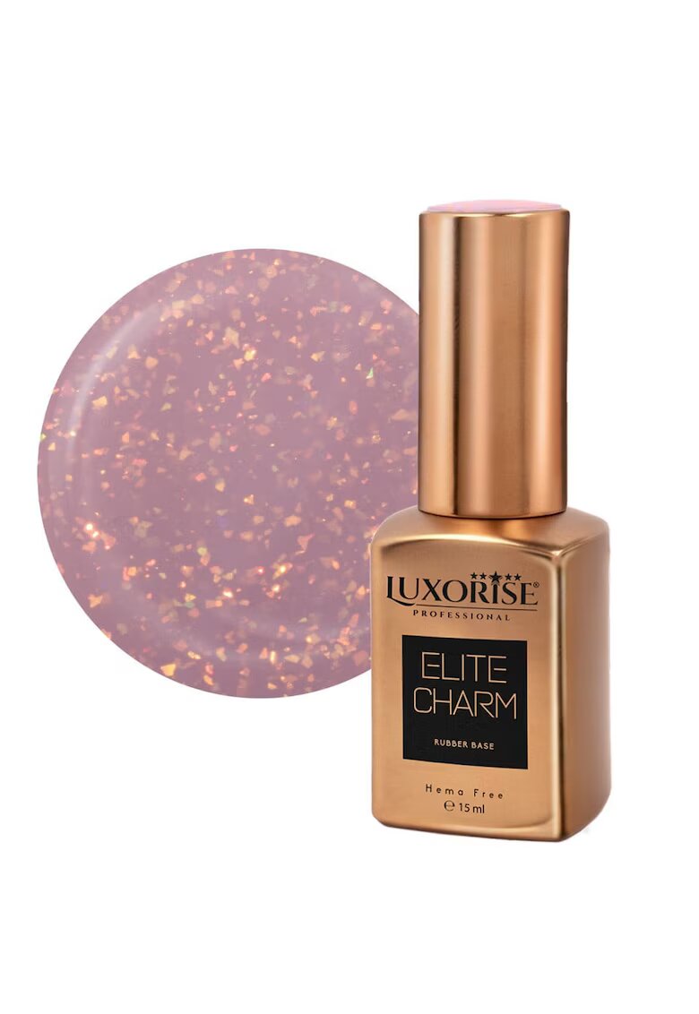 Luxorise Rubber Base Hema Free ELITE CHARM - Burbon Glow 15ml